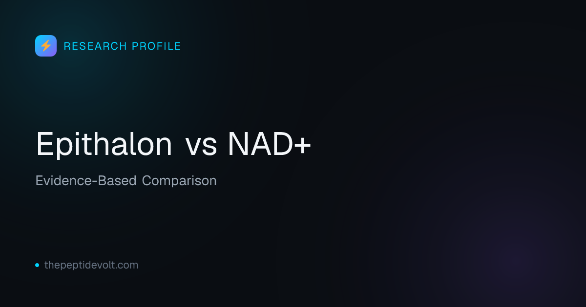epithalon vs nad NAD+: Evidence-Based Comparison (2026) nooptikolyatag